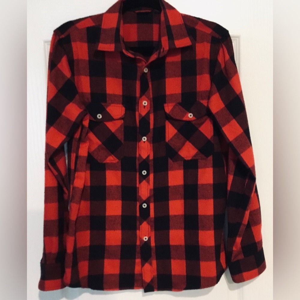 Men’s Buffalo Plaid Flannel Shirt